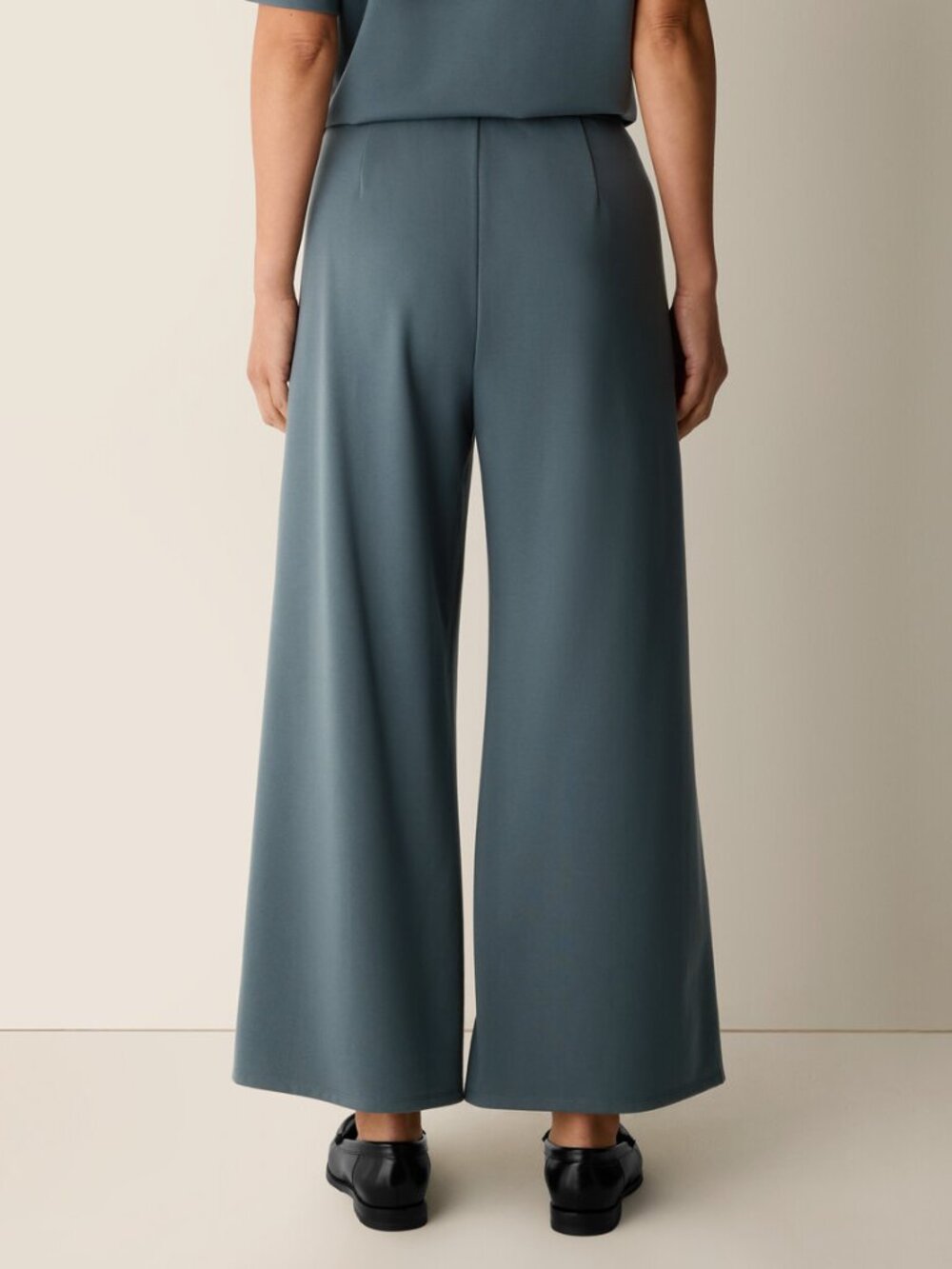 Eileen Fisher Lightweight Ponte Wide-Leg Pants Easy Fit Ankle Length XS NWOT! - Picture 5 of 13